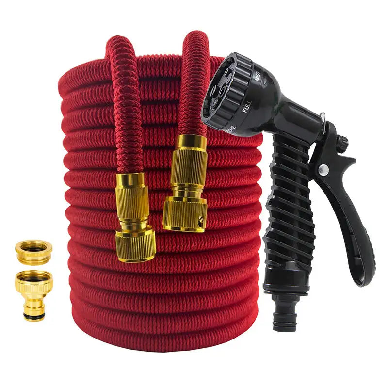 Tubo da giardino espandibile 25‑100 ft, alta pressione, pistola spray…