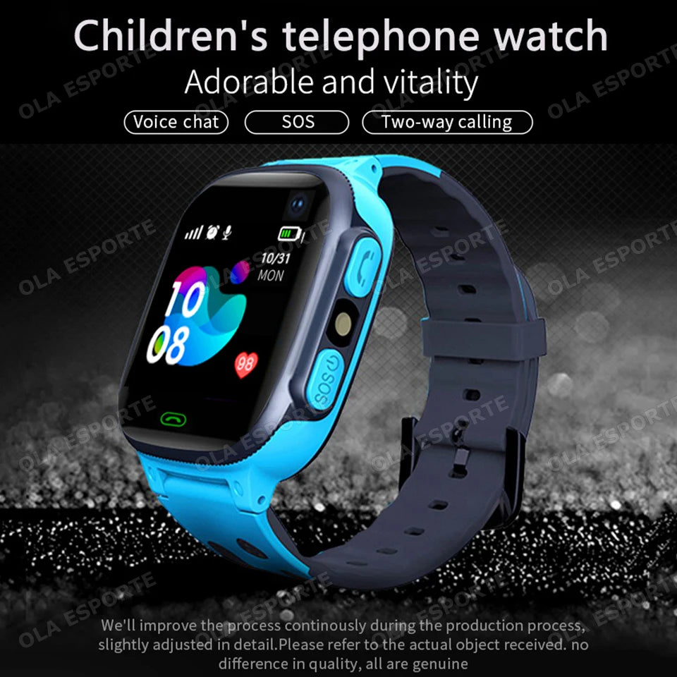 Smartwatch per bambini con chiamata bidirezionale, SOS, GPS e impermeabile