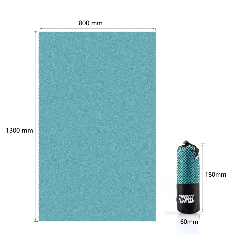 Asciugamano Sportivo Microfibra Quick‑Dry 40x80/80x130 cm – Leggero
