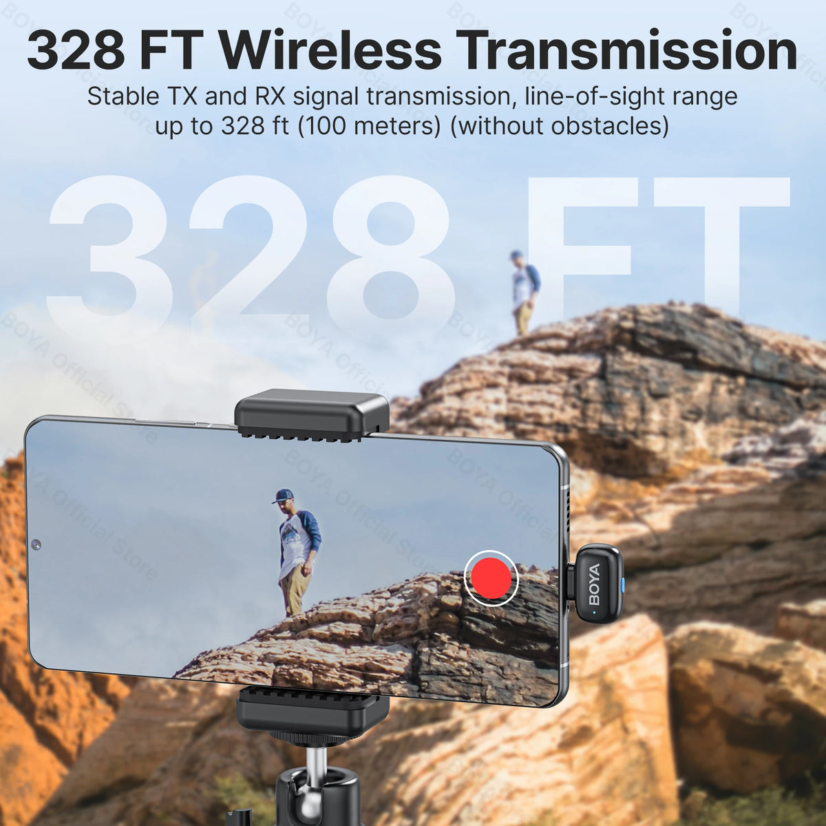 Microfono Lavalier Wireless 2.4 GHz per iPhone, iPad e Android Type‑C