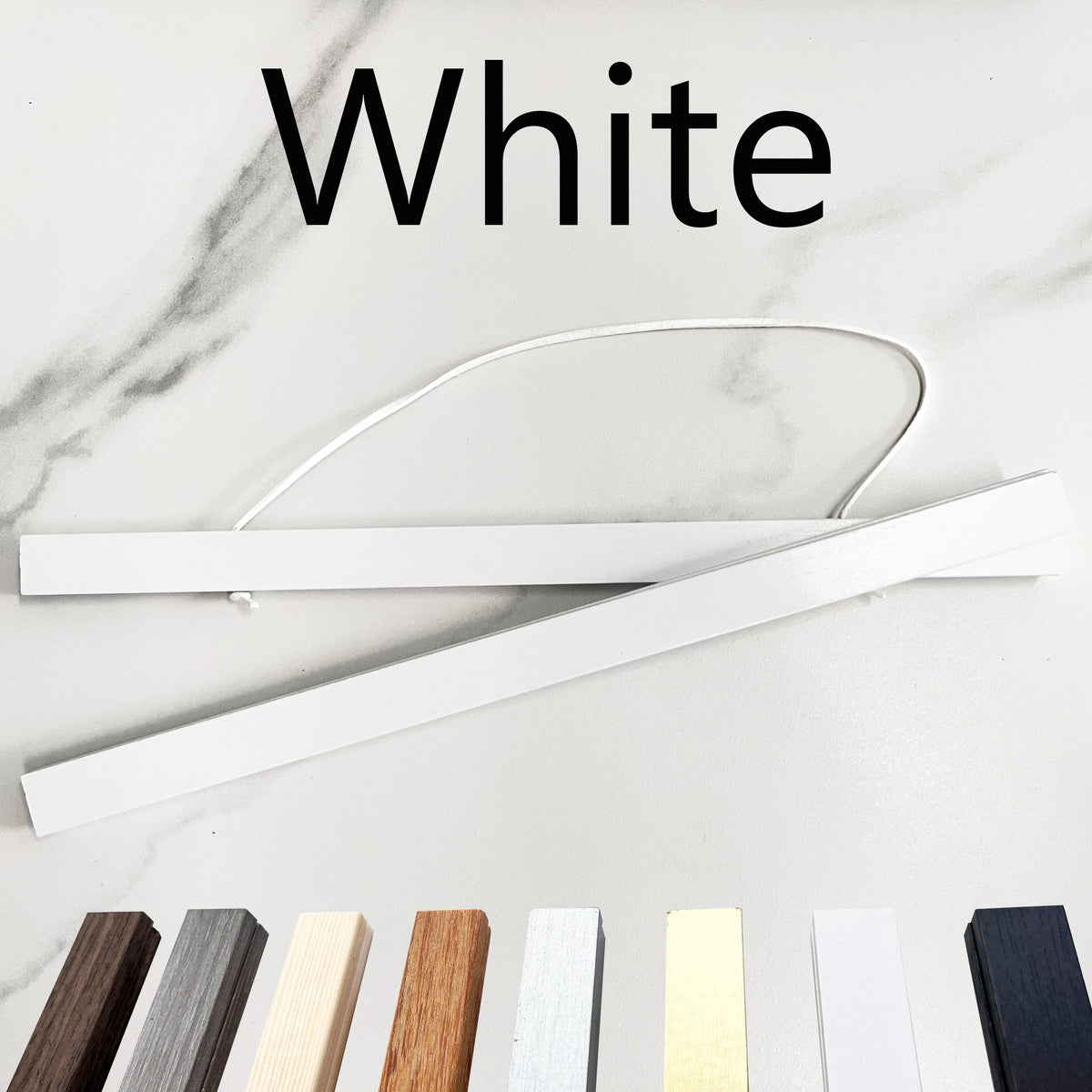 Cornice foto in legno 8 colori – Stile rustico, supporto magnetico, 21‑50 cm