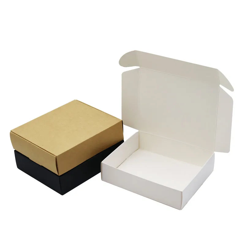 20pcs/Lot Craft Kraft Paper Box Packaging Wedding Party Small Gift Candy Favor Package Boxes Event Favor Kraft Box
