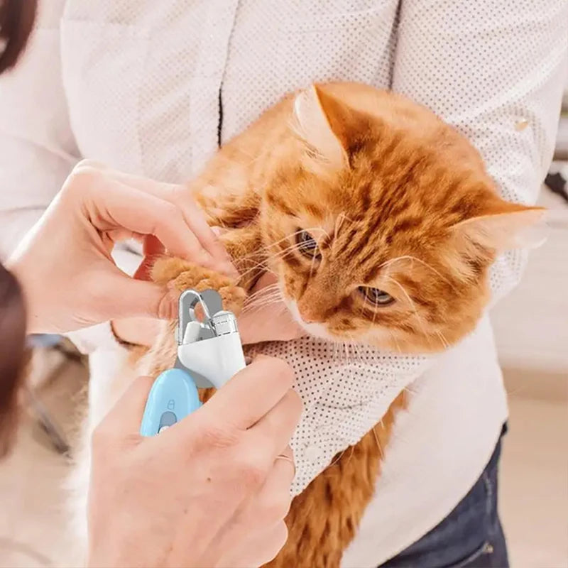 Tagliaunghie LED per cani e gatti – Forbici da toelettatura sicure e precise
