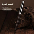 Stylo à bille premium en métal avec corps en bois, encre noire 0,5 mm