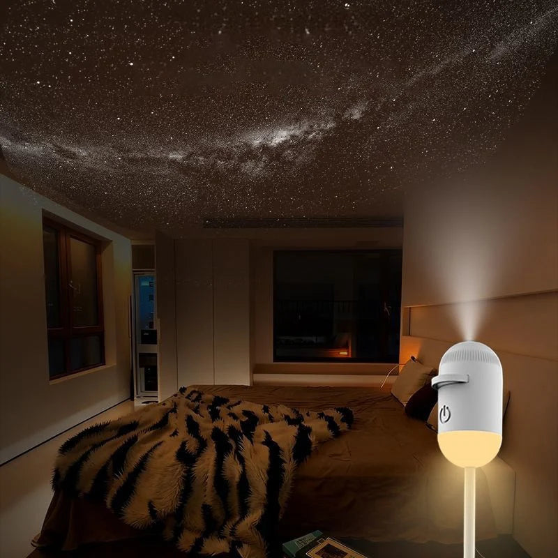 Proiettore Galassia 2 in 1 — Cielo Stellato e Luce Notturna per Camera