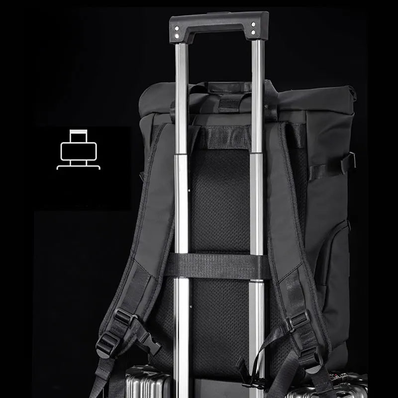 Sac à dos de voyage imperméable 15,6" pour ordinateur portable, 20-25L, polyvalent pour l'école et…