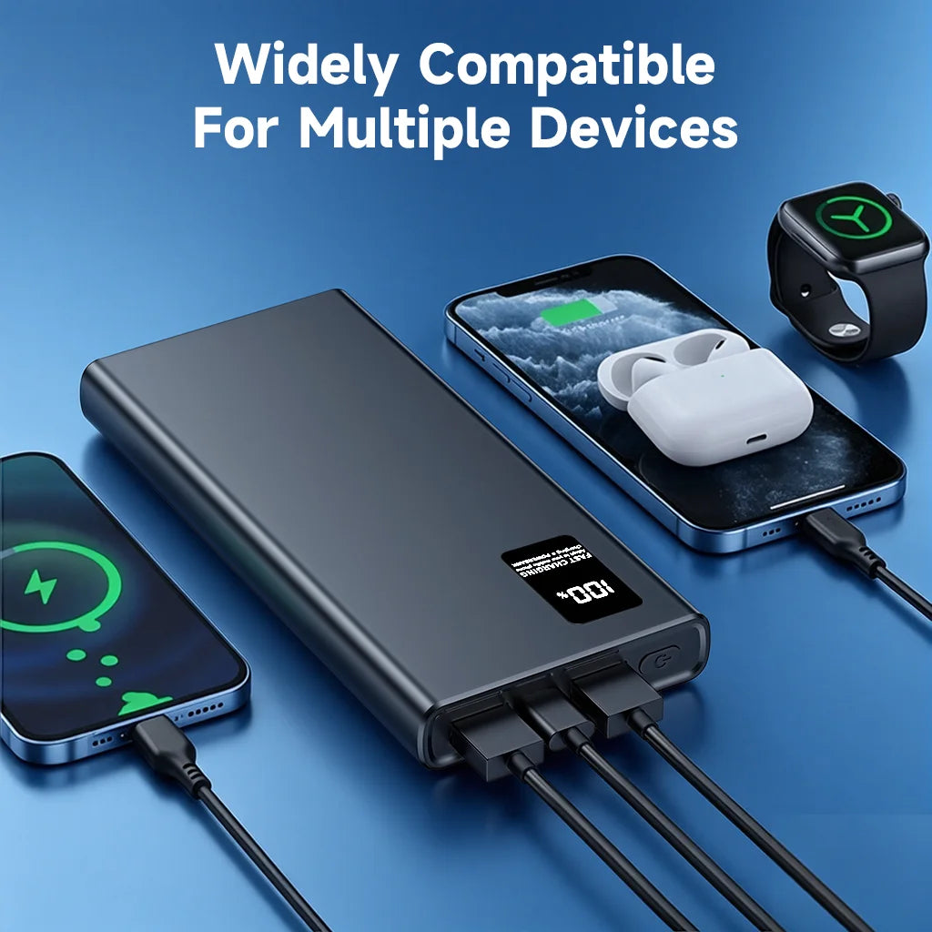 Power Bank 12000 mAh ricarica rapida USB‑C con display digitale – per iPhone 17