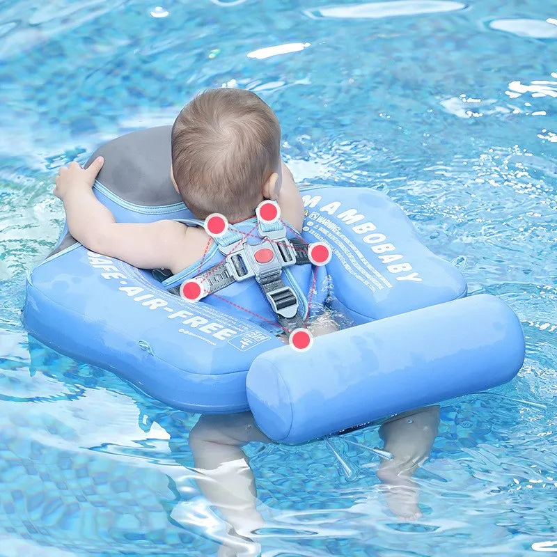 Non Inflatable Mambobaby Baby Swimming Float Foot Pad Seat Float Swim Trainer Solid Noninflatable Swim Ring