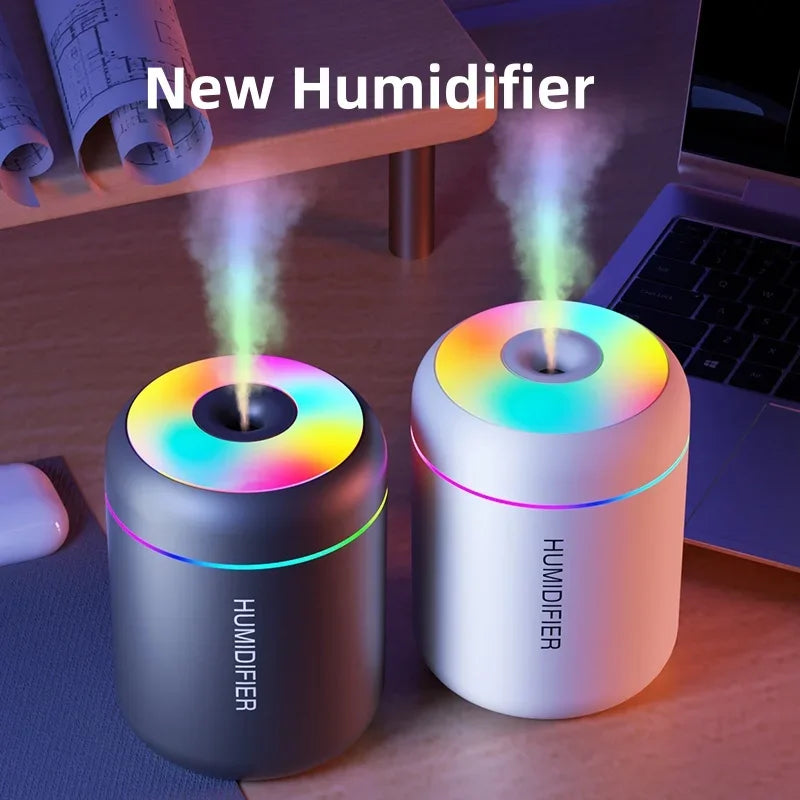 Mini Umidificatore USB da 180 ml con Diffusore di Aromi per Auto, Casa e Camera