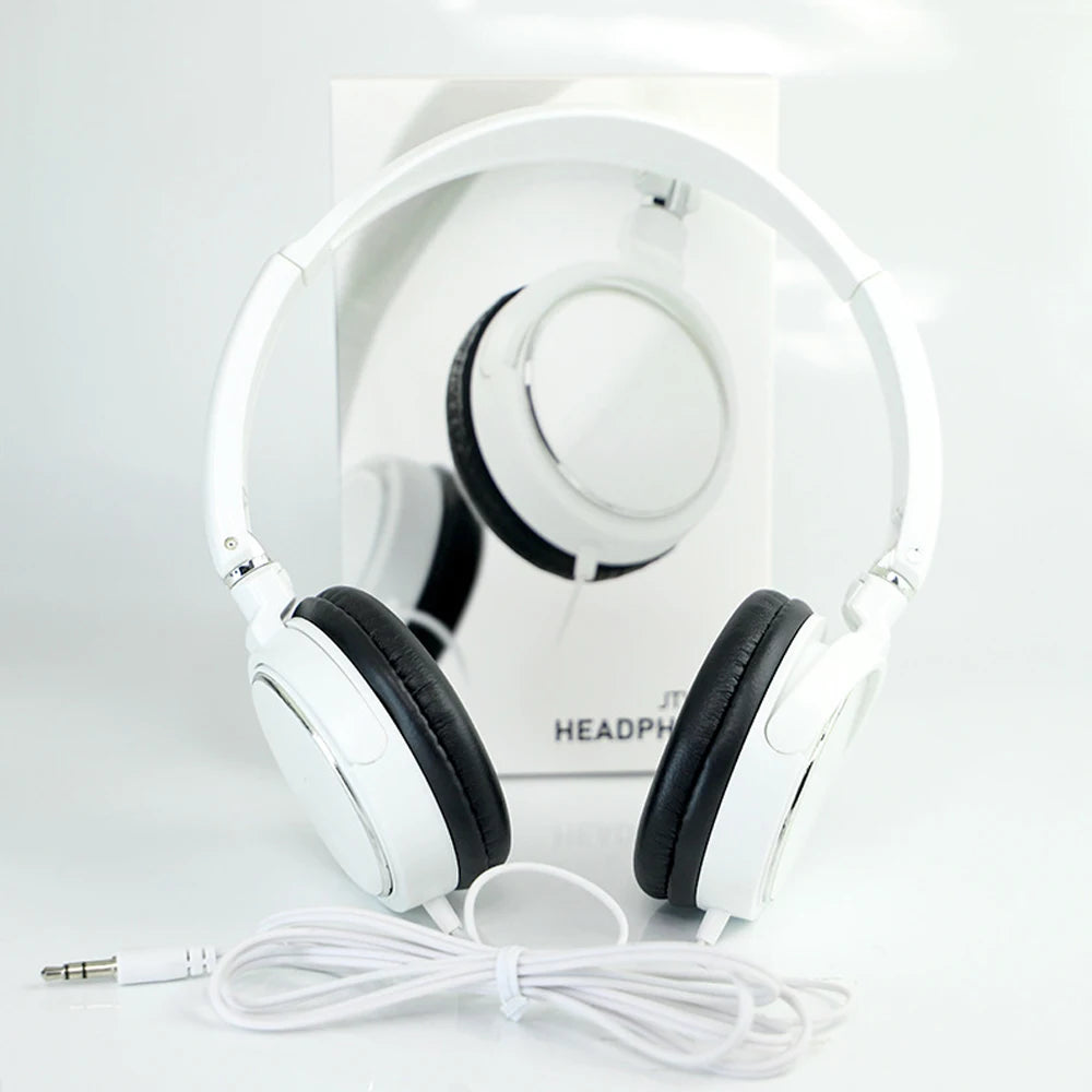 Cuffie cablate 3.5 mm pieghevoli con cancellazione rumore – audio stereo per…