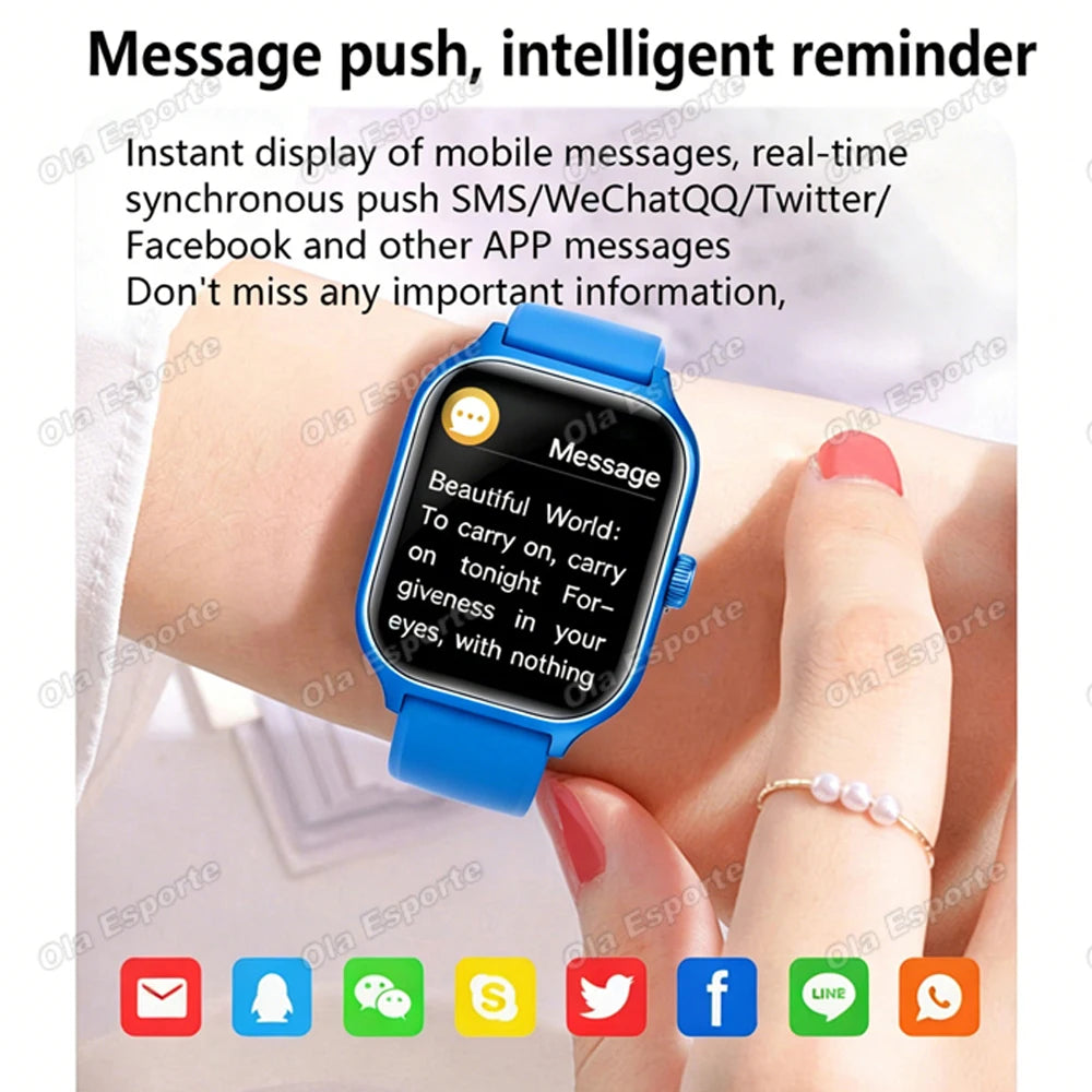 Smartwatch 2026 con ECG, Monitor Cardio, Oxygen, GPS e Chiamate Bluetooth