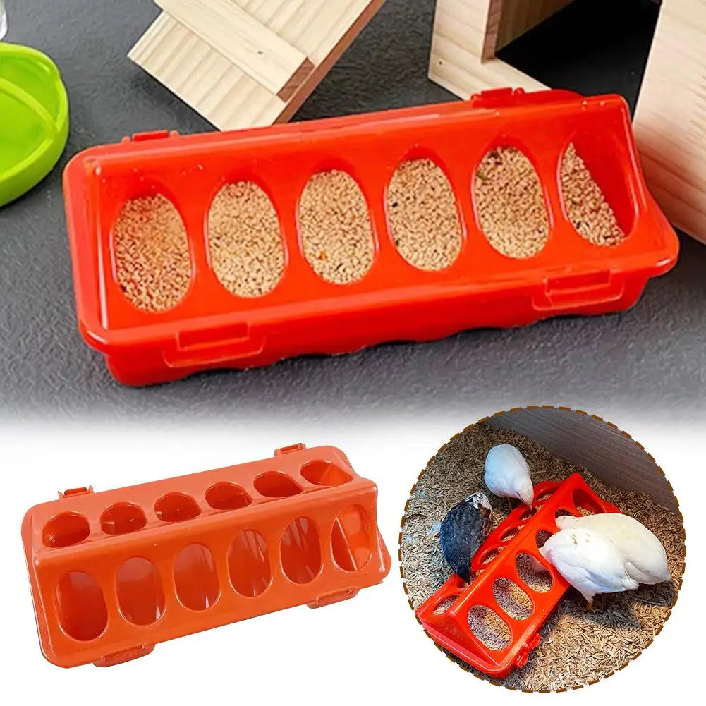 Rudin Chicken Feeder Automatic Water Feeder Water Food Dispenser Chicken Birds Chick Waterer Feeding Bucket Container ﻿