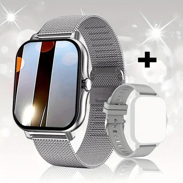Smartwatch sportivo impermeabile 1.8" con monitoraggio salute e chiamate…
