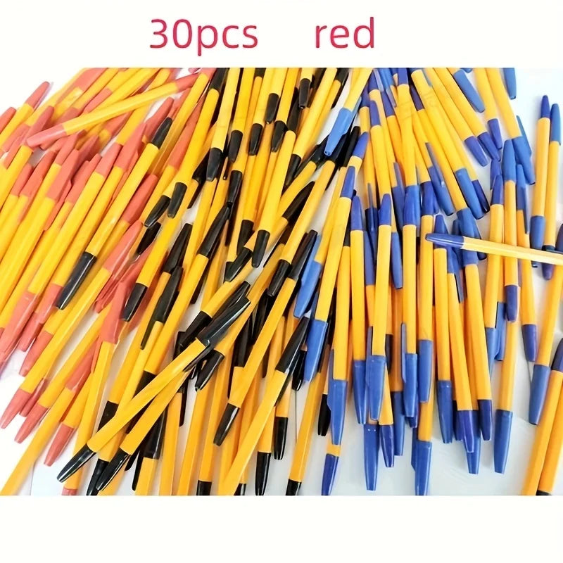 30 Penne a sfera fine point con inchiostro duraturo, clip e pulsante