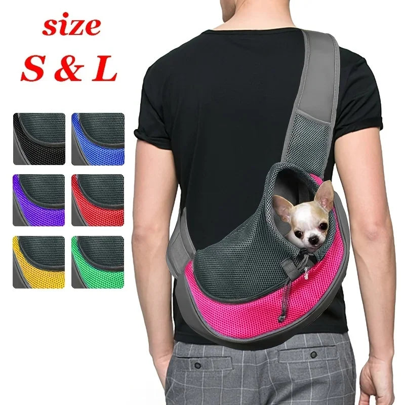 Zaino trasportino per cane e gatto, zaino crossbody traspirante da 20 kg