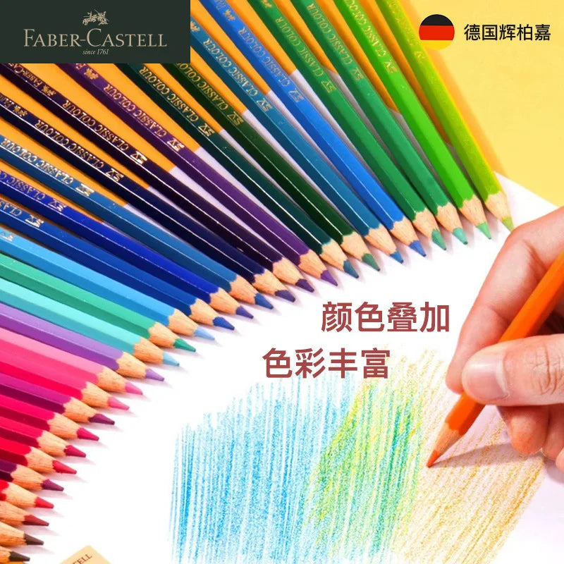 Set da 12 matite colorate a olio per disegno e schizzi – durezza H
