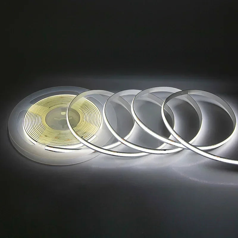 Striscia LED COB 320 Leds/m 8 mm 12‑24 V – Alta luminosità, colori…