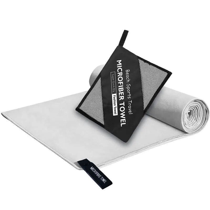 Serviette en microfibre absorbante – 6 tailles pour la salle de sport, la plage et les voyages