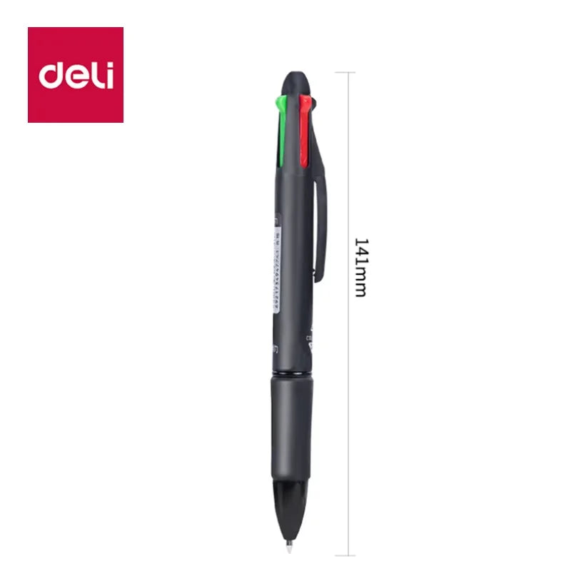 Penna a sfera 0.7 mm 4 colori – Blu, Nero, Rosso, Verde – Per ufficio e scuola
