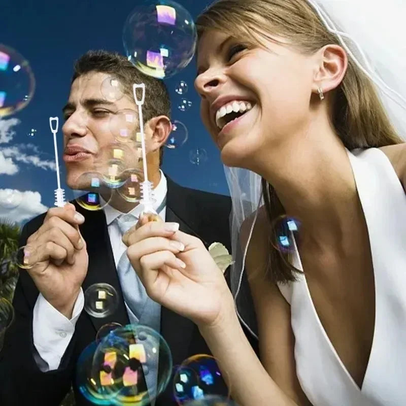 Bastoncini a Bolle a Forma di Cuore – Set da 10/20/30/50/100 per Matrimoni e…