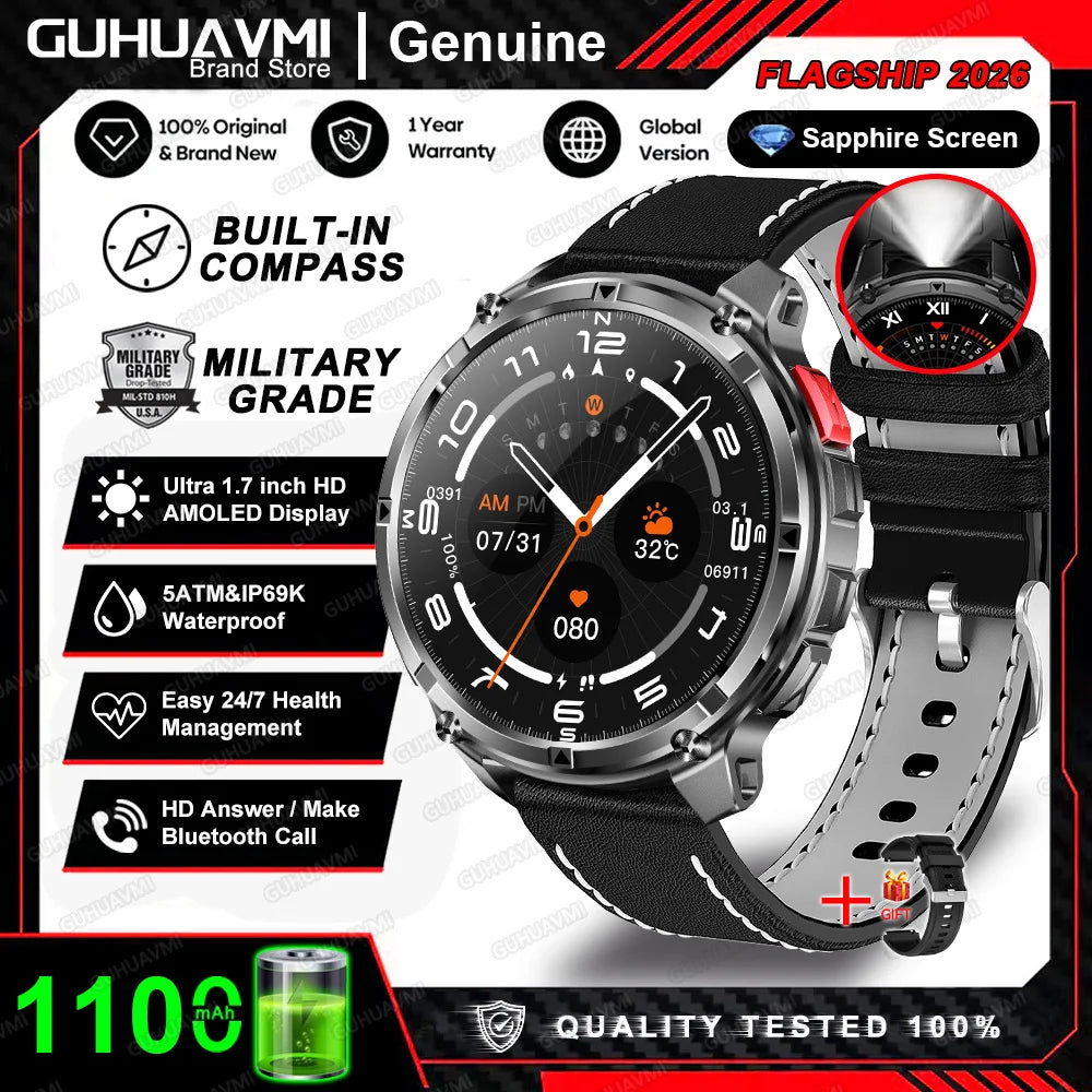 Smartwatch militare T‑Rex 3 Pro 1100 mAh GPS waterproof 5ATM – 1.73″ AMOLED