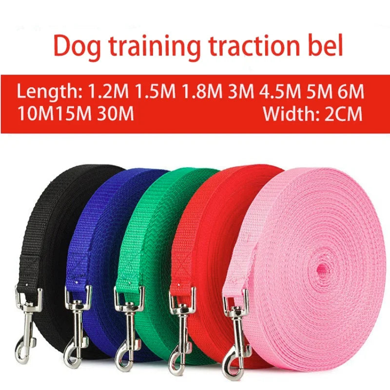 Guida Nylon Lunga per Addestramento Cani 1.2M-30M