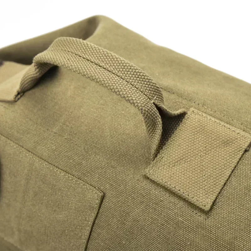Large Capacity Travel Climbing Bag Tactical Backpack Women Bags Canvas Bucket Bag Shoulder Sports Bag Male