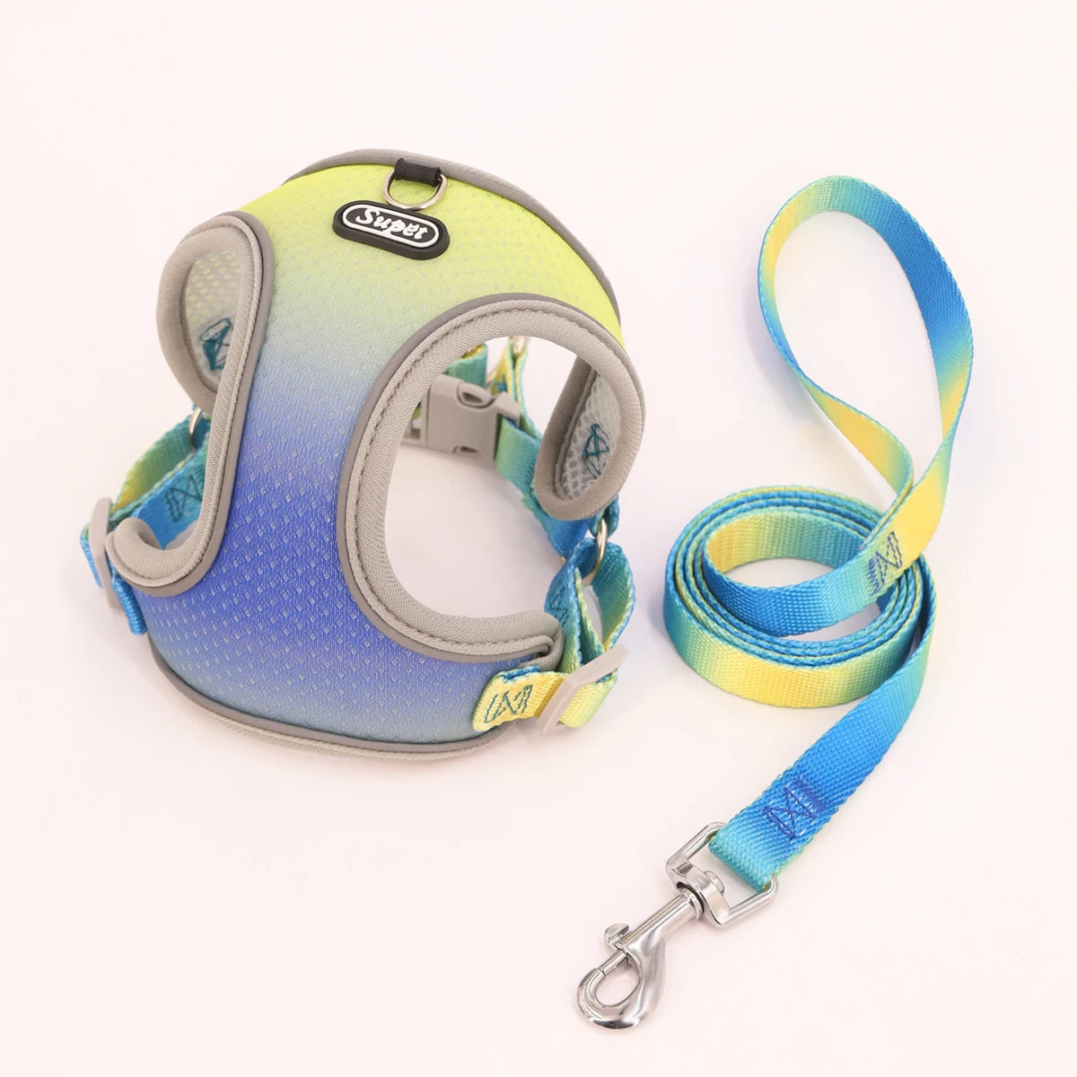 Imbracatura regolabile Step‑in riflettente per cani e gatti – vestizione…