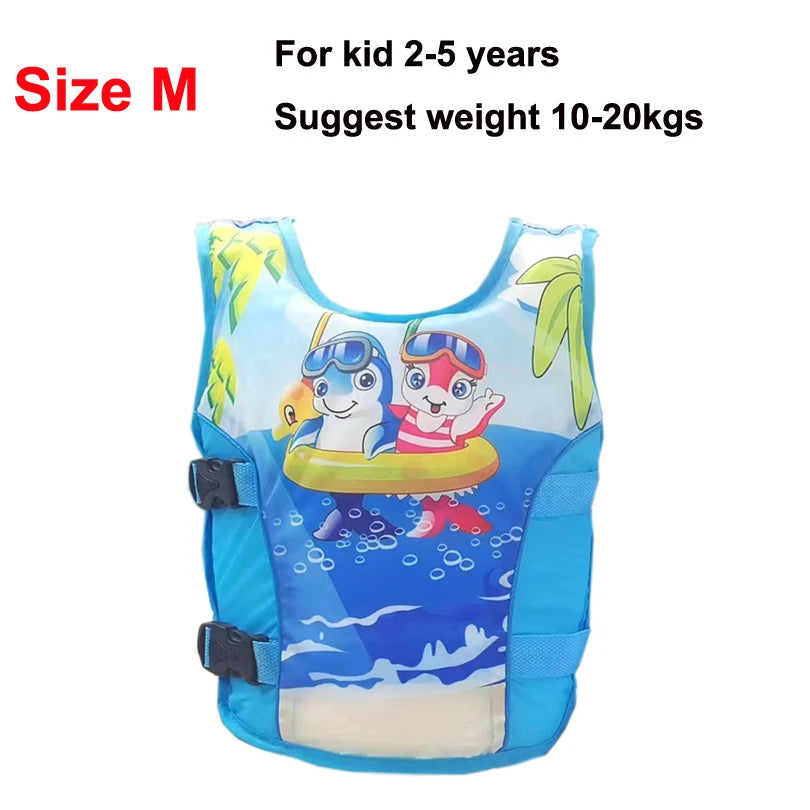 Gilet de natation non gonflable pour enfants, sécurité à la piscine, 14…