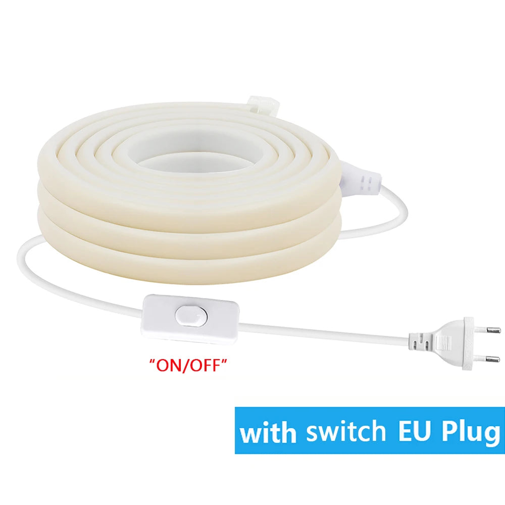 Striscia LED COB dimmerabile 220V, impermeabile, 288 LED/m, 3000‑6500K