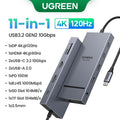 Docking Station USB‑C 10 in 1 con doppio HDMI 8K/4K, RJ45, PD 100 W