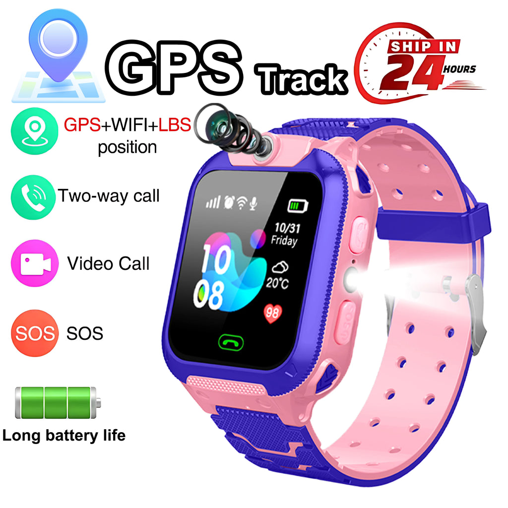 Smartwatch 5G impermeabile IP67 per bambini con GPS, SOS e chiamate