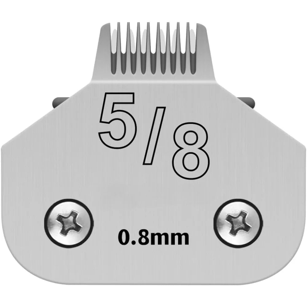 Lame Dettagliabili per Toelettatura Cane – Acciaio Inox 440C, Andis, Oster, Wahl