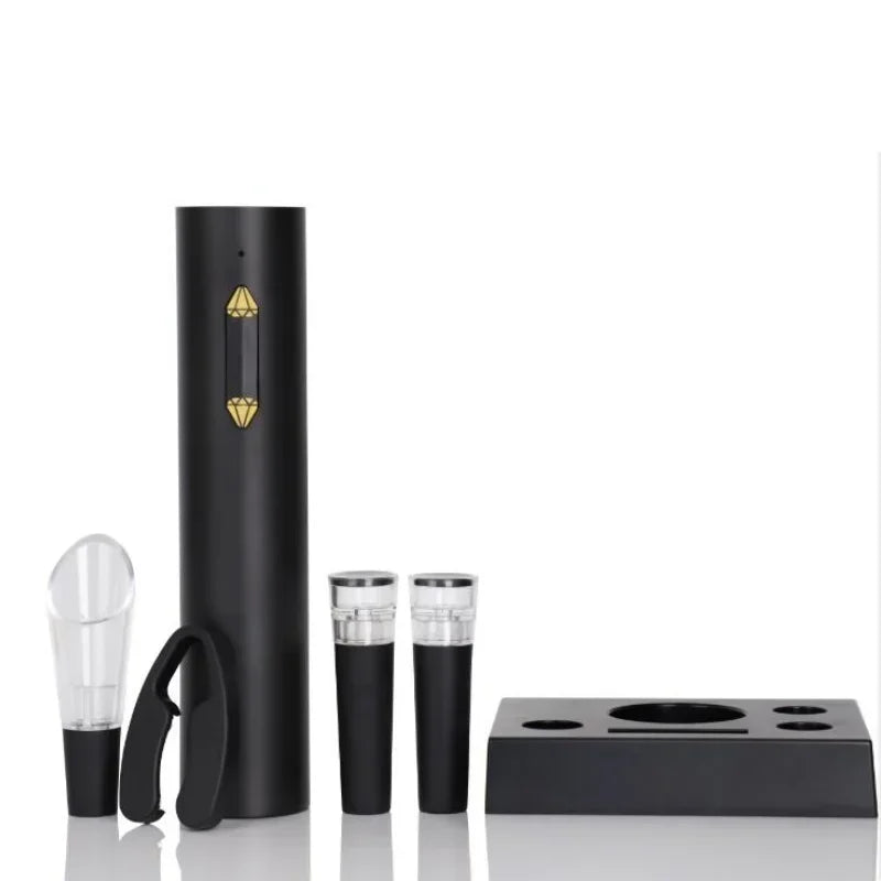 Apribottiglie Elettrico Ricaricabile con Cavatappi Automatico e Accessori