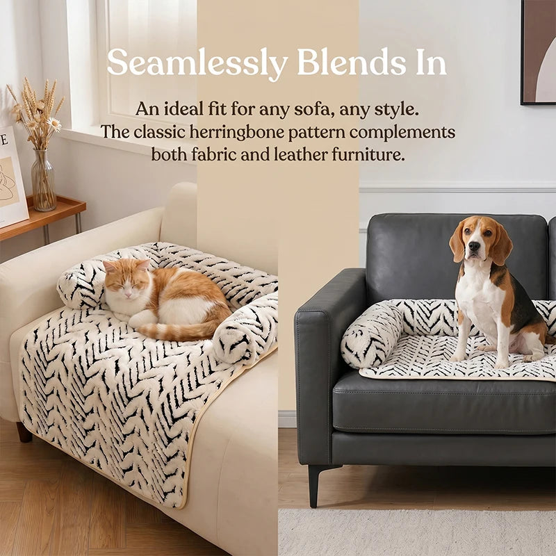 Cuccia Sofa Bed per Cani e Gatti, Materasso con Bordi Alzati, Antiscivolo,…