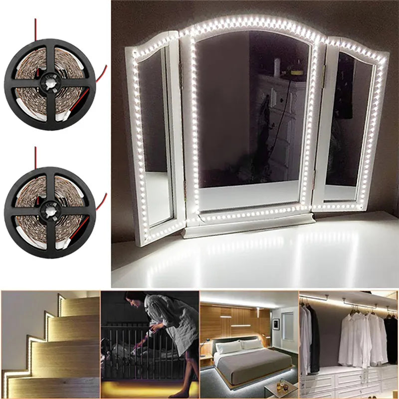 Striscia LED RGB 12V 5 m – 300 LED SMD2835, colori vivaci, flessibile