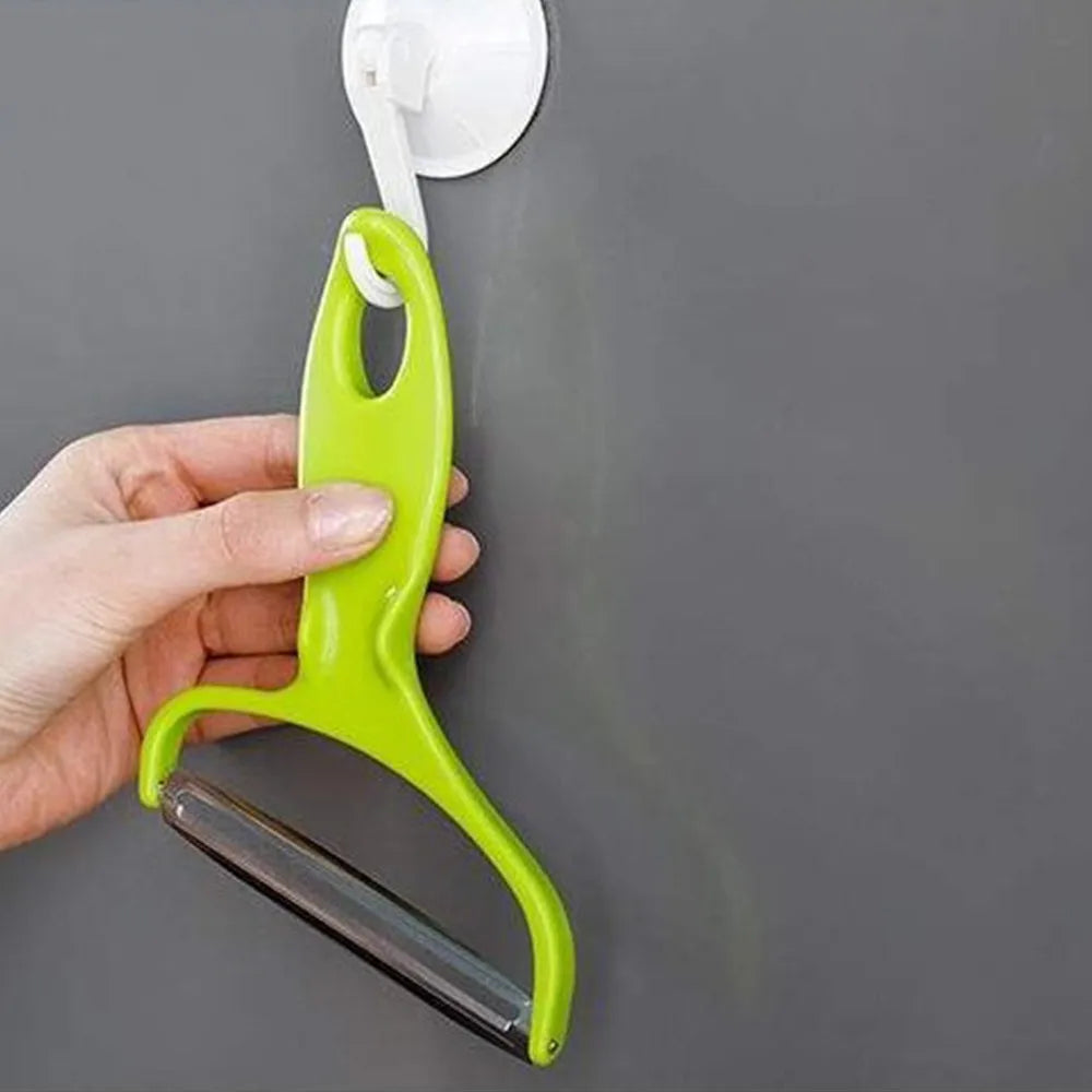 Sbucciatore acciaio inox per verdure e frutta – lama larga, manico antiscivolo