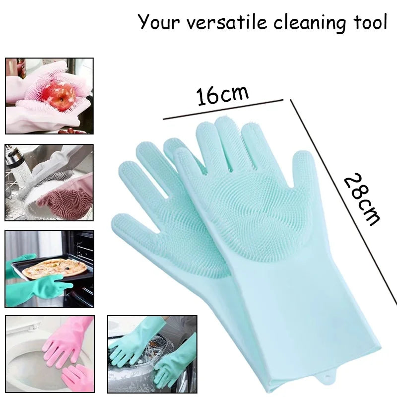 Guanti in silicone per toelettatura cani e gatti – pulizia e rimozione peli