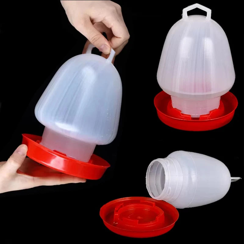 Bottiglia d'acqua per polli 500/1000 ml – Distributore automatico per uccelli