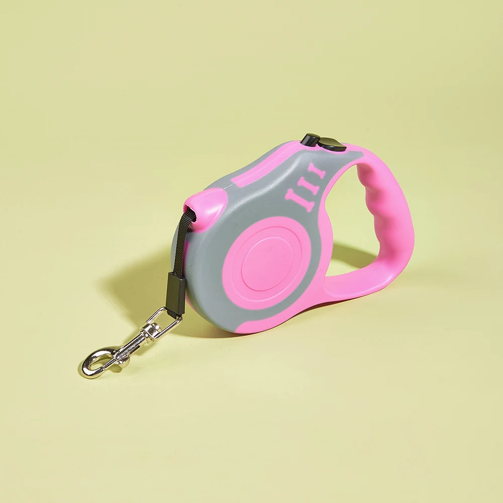 Guinzaglio Retrattile in Nylon 3 m/5 m per Cani e Gatti – Resistente e…