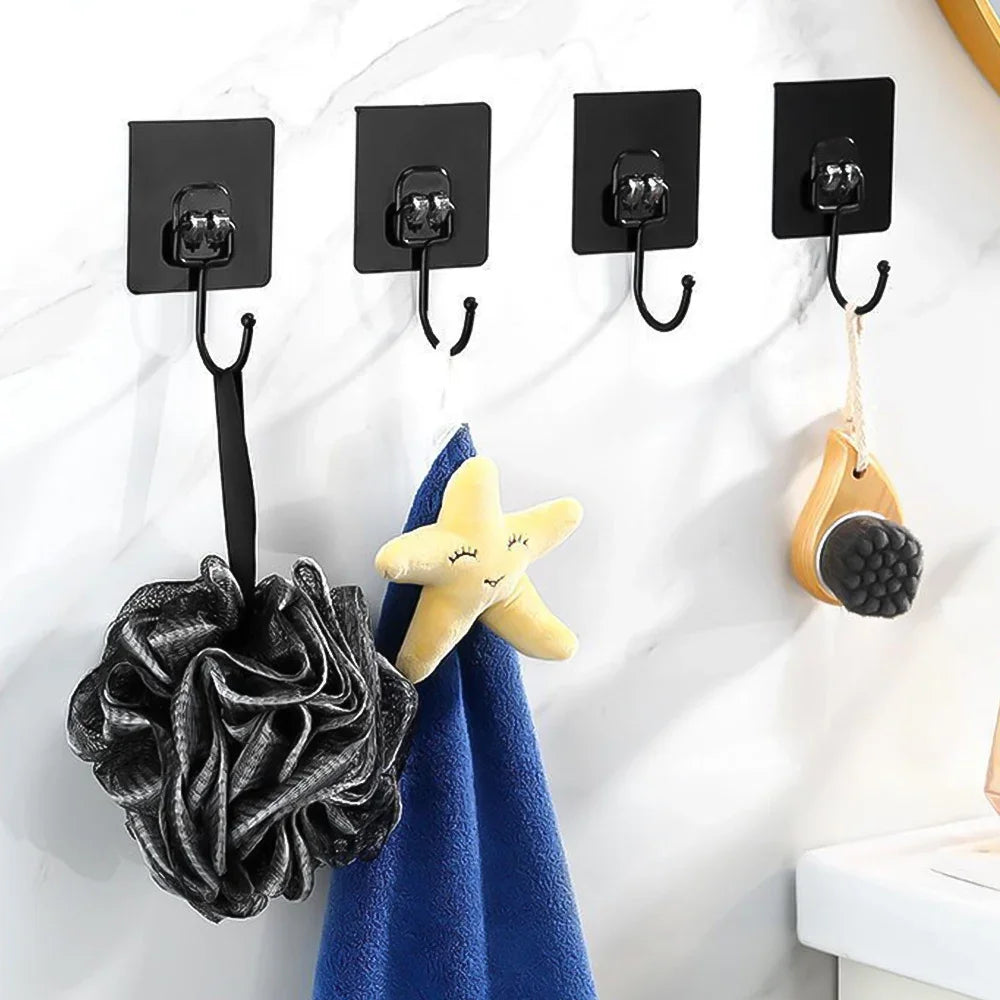 Ganci adesivi auto-adesivi senza foratura per cucina e bagno - 12 pezzi