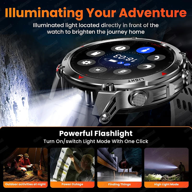 Smartwatch GPS 2026 con AMOLED 1.46", impermeabile 3ATM e batteria 540 mAh