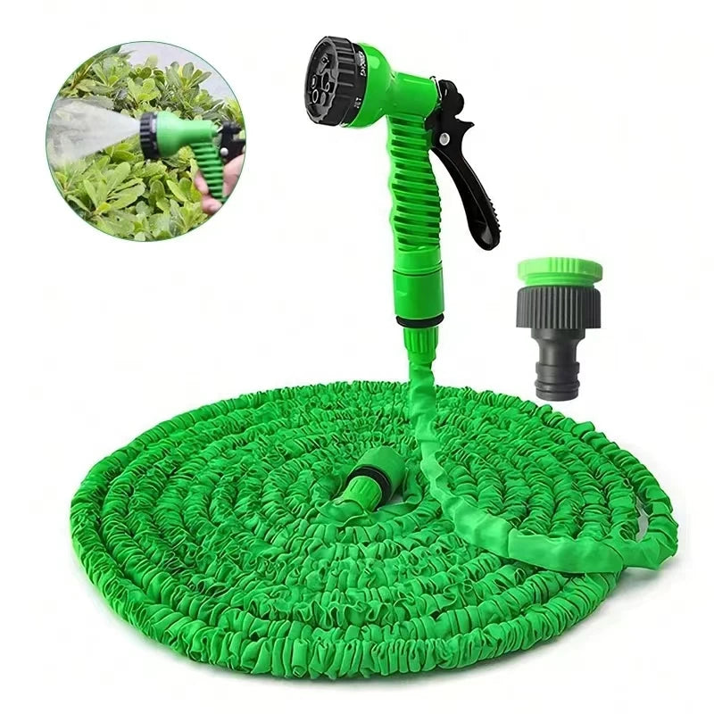 Tubo da Giardino Retrattile 25‑200 ft – Multiuso, Alta Pressione, Anti‑Abrasioni