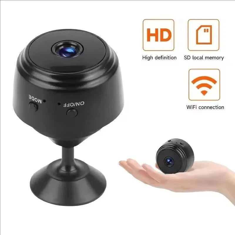 Mini Camera Wi‑Fi HD 720p con batteria – Monitoraggio remoto per casa…