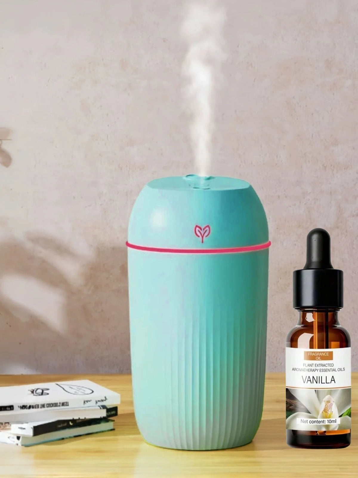 Umidificatore USB Portatile 420 ml con Diffusore di Oli Essenziali e Anioni
