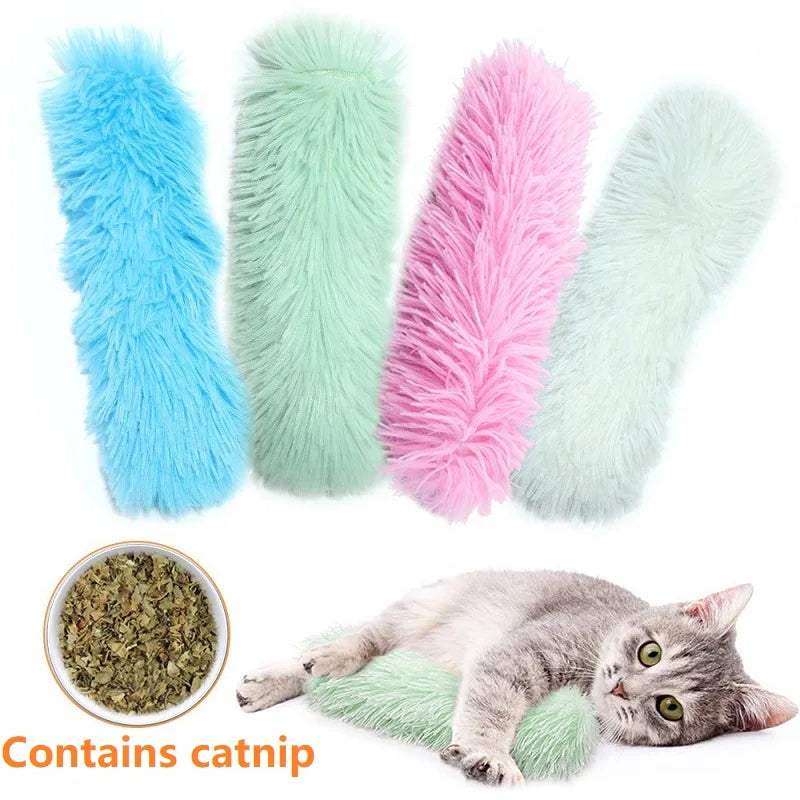 Giochi per Gatti Plush con Catnip - Giocattolo Masticabile Interattivo