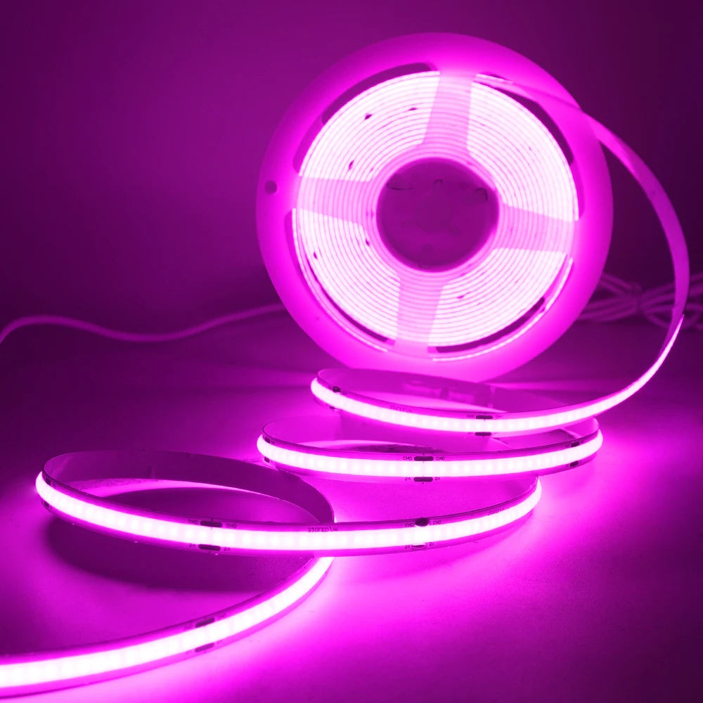Striscia LED COB 5V USB 320 LED/m – Luce flessibile multicolore per casa