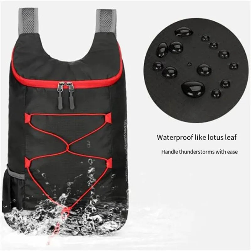 Sac à dos de randonnée pliable imperméable 20L léger et compact