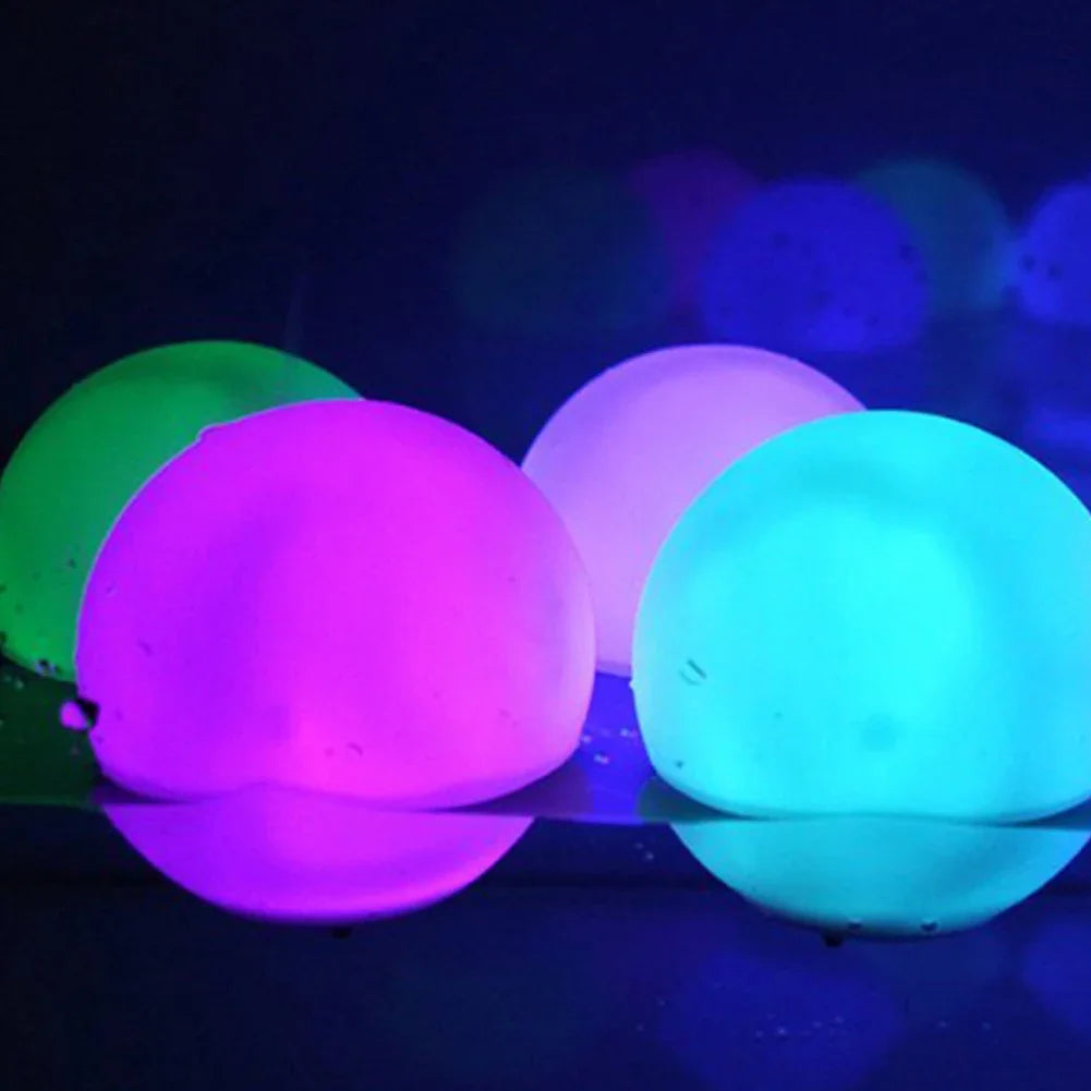 Pallone Inflatable LED 60/90cm, 16 Colori, Luci Multicolore per Feste e Piscina