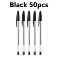 Penna a sfera 1.0 mm, set 50/100 pezzi, blu rosso nero – per scuola e ufficio